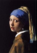 Johannes Vermeer Girl with a Pearl Earring, oil painting